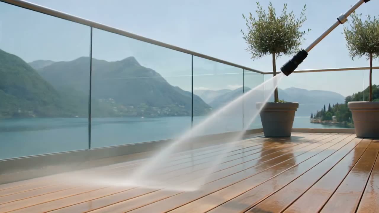 Terrasse nettoyée à Genève par Claire et Net